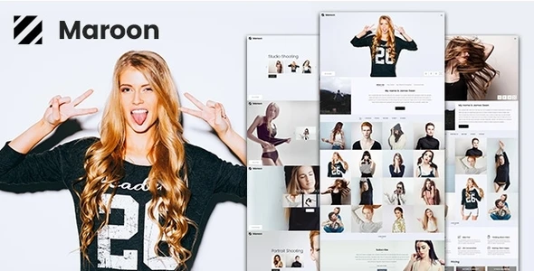 Maroon – Photography WordPress Theme